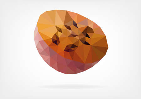 Low Poly Gooseberryのイラスト素材
