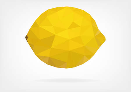 Low Poly Lemonのイラスト素材