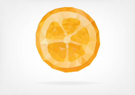 Low Poly Kumquatのイラスト素材