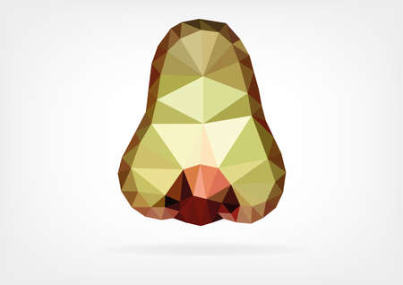 Low Poly Makopa (java wax apple)のイラスト素材