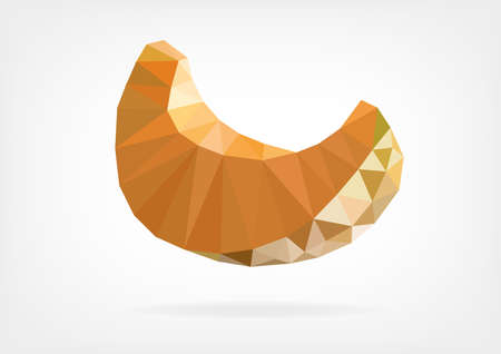 Low Poly Melonのイラスト素材