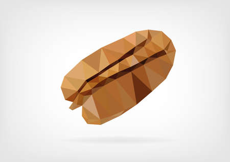 Low Poly Pecan nutのイラスト素材
