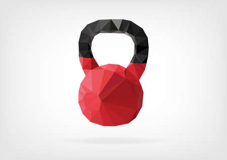 Low Poly Kettlebellのイラスト素材