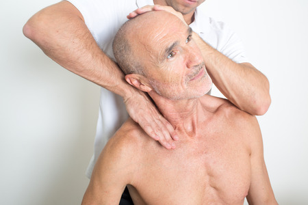 Spinal manipulationの写真素材