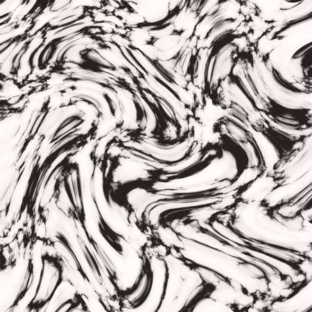 Black and white modern background with liquid marble.の写真素材