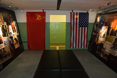 Political propaganda - Museum cold warのeditorial素材