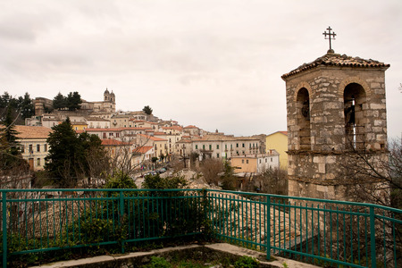 Tipical italian village: Saint Valentine in hither Abruzzoの写真素材