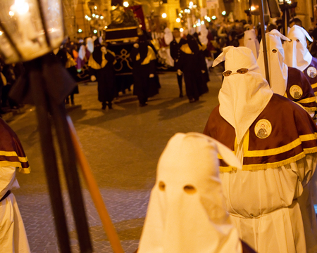 The old Good Friday procession in Chietiのeditorial素材