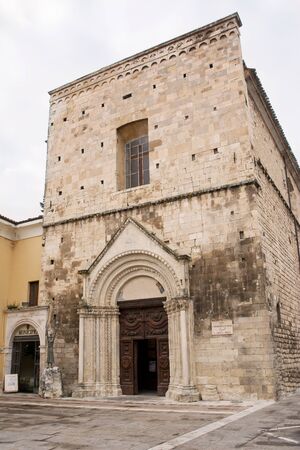 Church of St. Francesco in Guardiagrele (Abruzzo-Italy)の写真素材