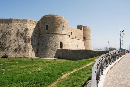 Aragonese castle of Ortona in Abruzzo (Italy)のeditorial素材