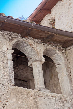 Santo Stefano di Sessanio, famous village in Italyの写真素材