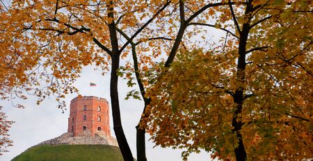 Gediminas Castle in Vilnius (Lithuania)のeditorial素材