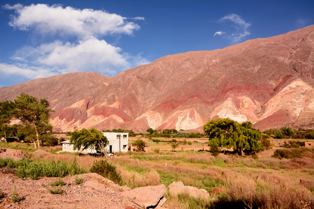 Table of painter (paleta del pintor) in Maimara? (Argentina)の写真素材