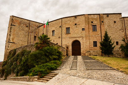 Castle of Nocciano in the province of Chietiのeditorial素材