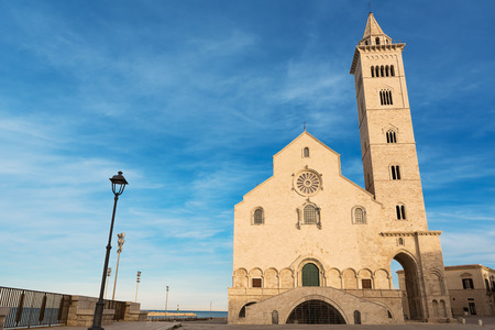 Cathedral built near the sea in Puglia