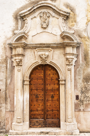 Door in Scanno (Italy)のeditorial素材