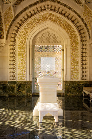Samarkand, Uzbekistan - 06 July 2024: Tomb of the first Uzbek President Karimovの写真素材