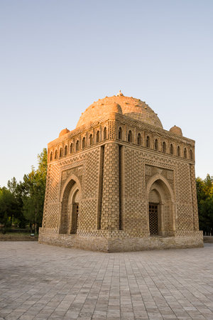 Mausoleum of Ismail Samani in Bukhara city, Uzbekistan