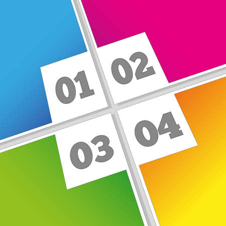 Simple infographicのイラスト素材