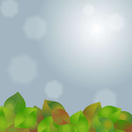 Paper leaves backgroud のイラスト素材