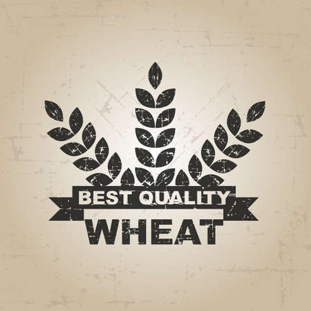 Best quality wheatのイラスト素材