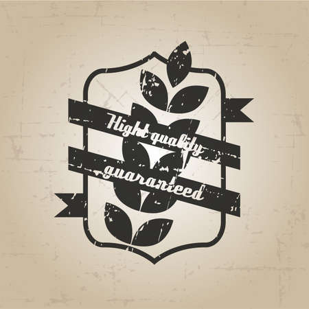 Hight quality quaranteed stampのイラスト素材