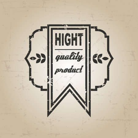 Hight quality product stampのイラスト素材