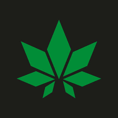 An abstract rhomb weed shaped vector illustrationのイラスト素材