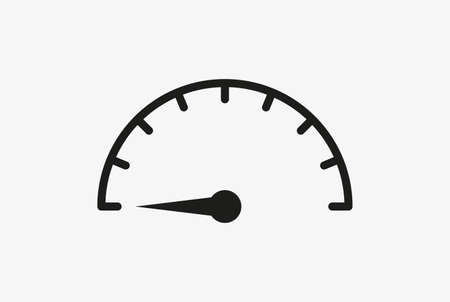 Vector icon of a speedometer. Performance symbolのイラスト素材