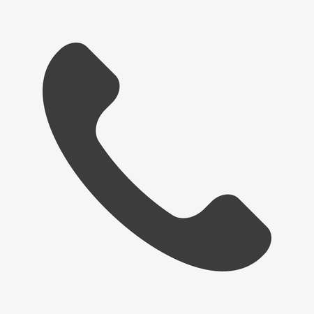 Telephone sign. Call symbol. Phone icon vectorのイラスト素材