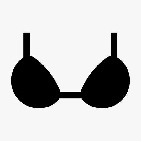Bra icon. Female underwear sign. Bikini vectorのイラスト素材