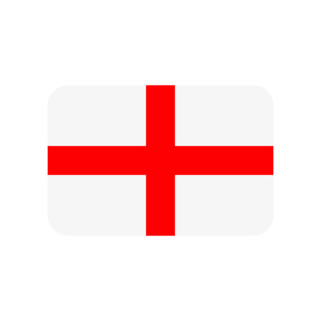 England flag vector icon isolated on white backgroundのイラスト素材