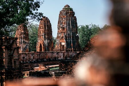 Go and see all you possibly can. View on the ancient temple in Asia. Copy spaceの写真素材