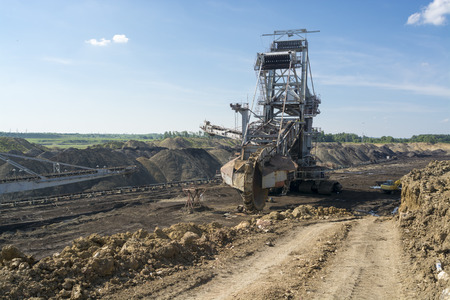 Big Machin - Coal Mining Mine Excavator. Kolubara, Lazarevac, Serbia