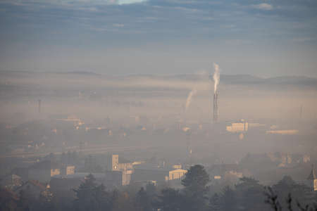Airpolluton air pollution, Europe, Serbia, Valjevo city