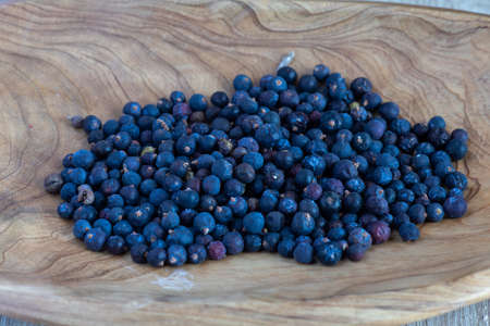 Beries of Juniper, Juniperus communisの写真素材