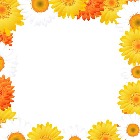 Gerbers Frame, Isolated On White Background, Vector Illustration

のイラスト素材