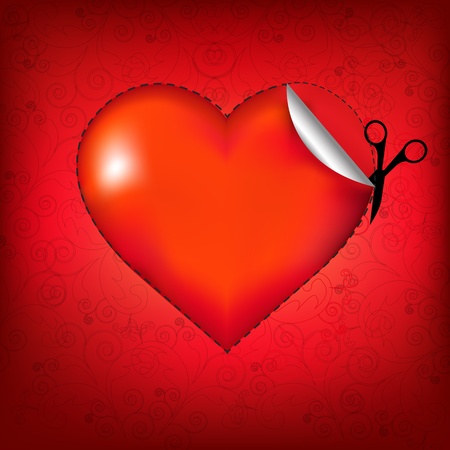 Happy Valentines Day, Vector Illustrationのイラスト素材