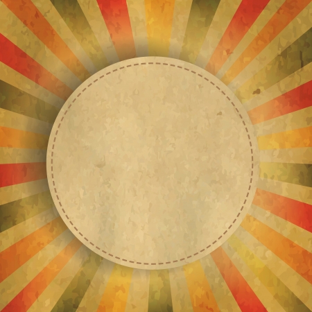 Square Shaped Sunburst With Speech Bubble With Gradient Meshのイラスト素材