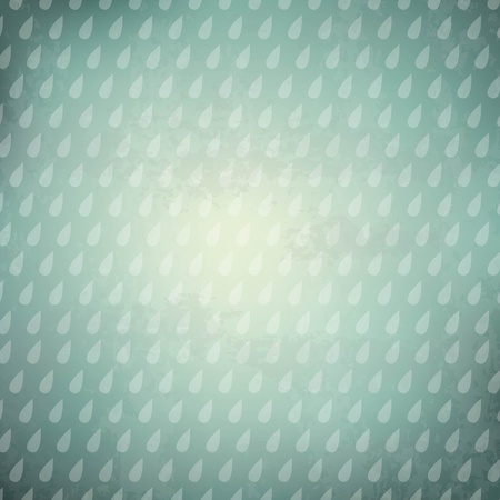 Vintage Background With Rain Drops With Gradient Mesh, Vector Illustrationのイラスト素材
