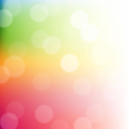 Colorful Bokeh Background, With Gradient Mesh, Vector Illustrationのイラスト素材