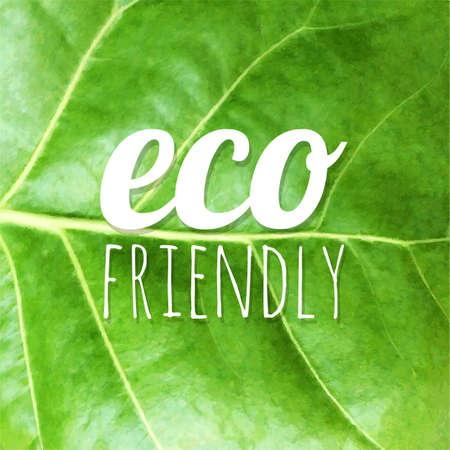 Green Leaf Texture, Vector Illustrationのイラスト素材