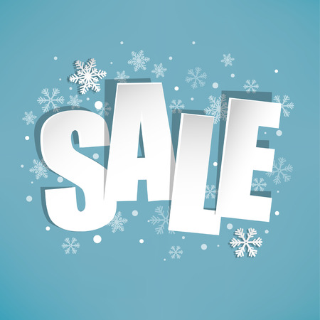 Sale Poster With Gradient Mesh, Vector illustrationのイラスト素材