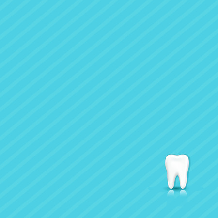 Dental Blue Background With Tooth With Gradient Mesh, Vector Illustrationのイラスト素材