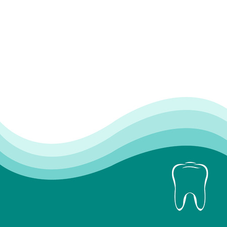 Dental Green Background, Vector Illustrationのイラスト素材