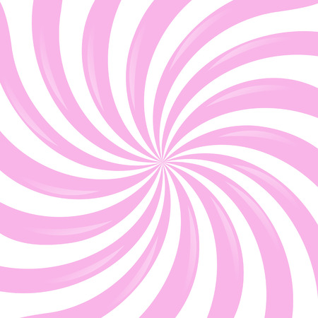 Pink Sunburst, Vector Illustration, With Gradient Meshのイラスト素材