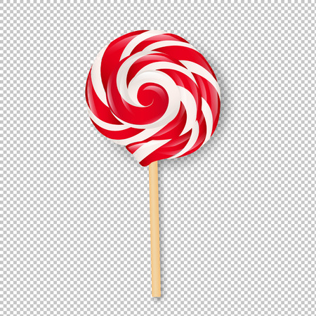 Lollipop In Transparent Background, Vector Illustrationのイラスト素材