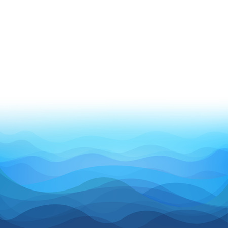 Sea Background  Gradient Mesh, Vector Illustrationのイラスト素材