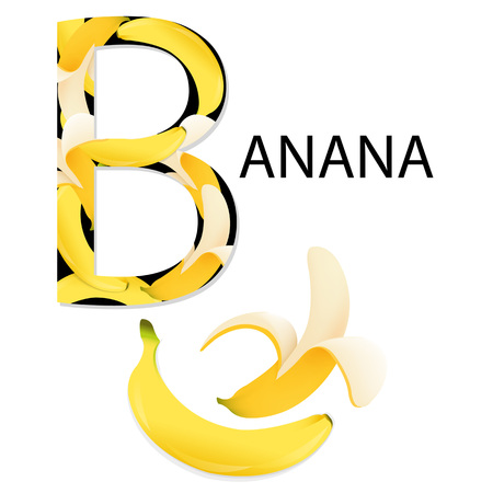 Alphabet B Letter Gradient Mesh, Vector Illustrationのイラスト素材