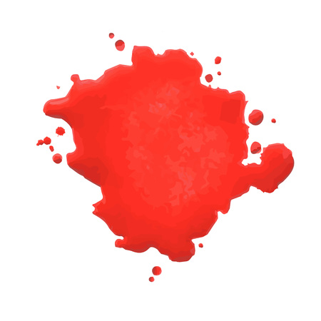 Red Blot, Vector Illustration.のイラスト素材